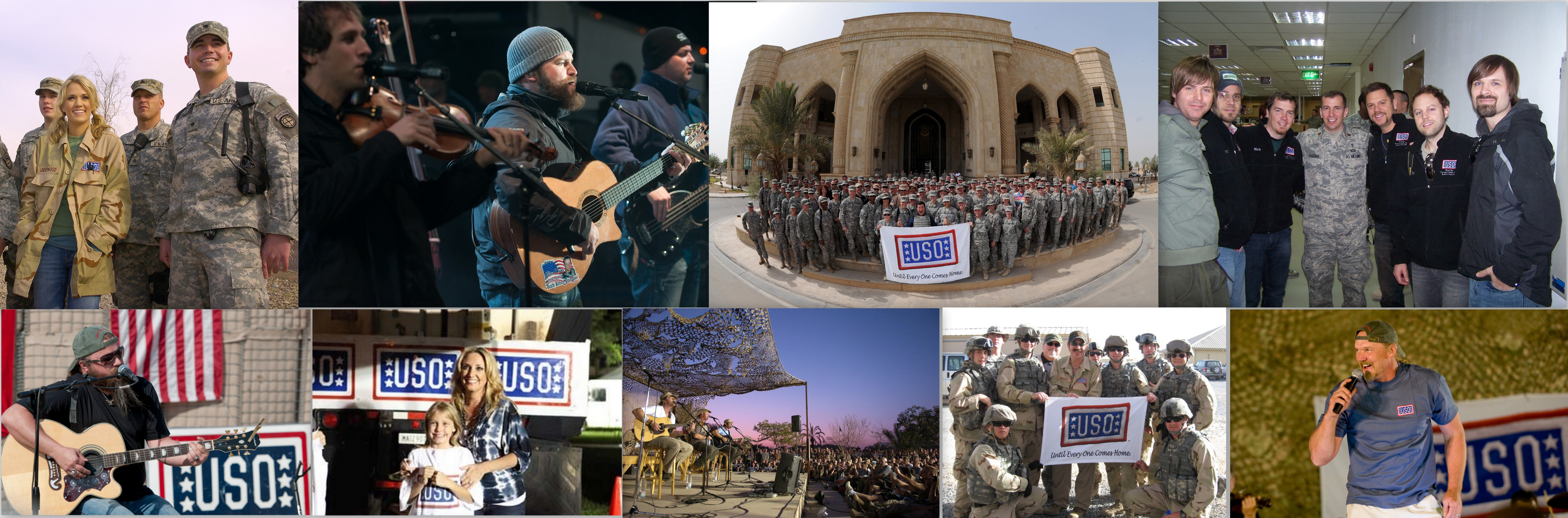 USO Celebrity Tour Grammy Nominees and Winners