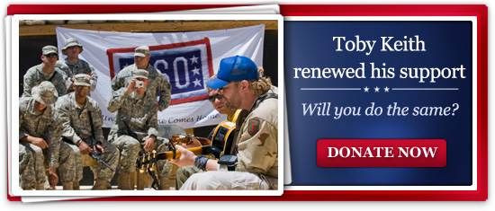 Toby Keith renewed his support, will you do the same?