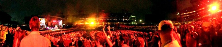 A panorama of the CMA Music Festival on June 5 at LP Field in Nashville, Tennessee. Photos courtesy of the Hendricks Family