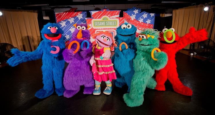 The Sesame Street/USO Experience for Military Families celebrated a major milestone with families at Fort Benning, Georgia, on October 3 when the tour entertained its 500,000th military family member. USO photo by Dave Gatley
